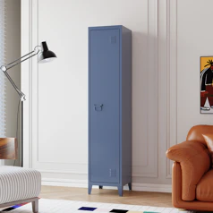 Stalen kast met 1 deur...