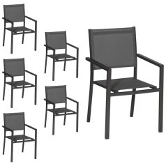 6er Set Stühle aus...