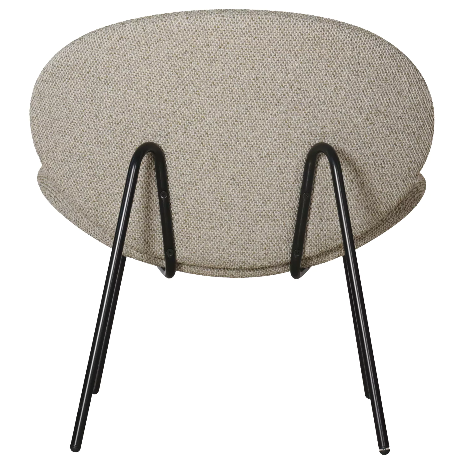 Cadeirão em tecido mosqueado verde SACHA