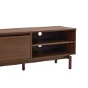 Meuble TV en bois foncé 120cm SARAH