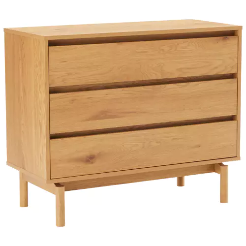 Houten commode met 3 laden...