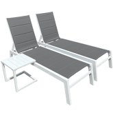 Set van 2 grijzeligstoelen...