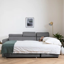 Sofá convertível WARREN 3 seater grey