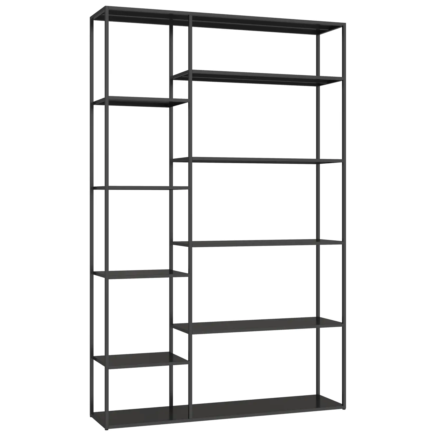 Estantería de metal 189cm negra