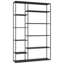 Estantería de metal 189cm negra