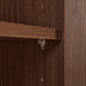 Donker houten buffet 120cm SARAH