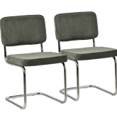 Lot de 2 chaises cantilever...