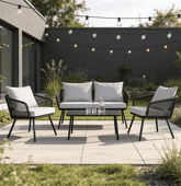 Salon de jardin en corde...