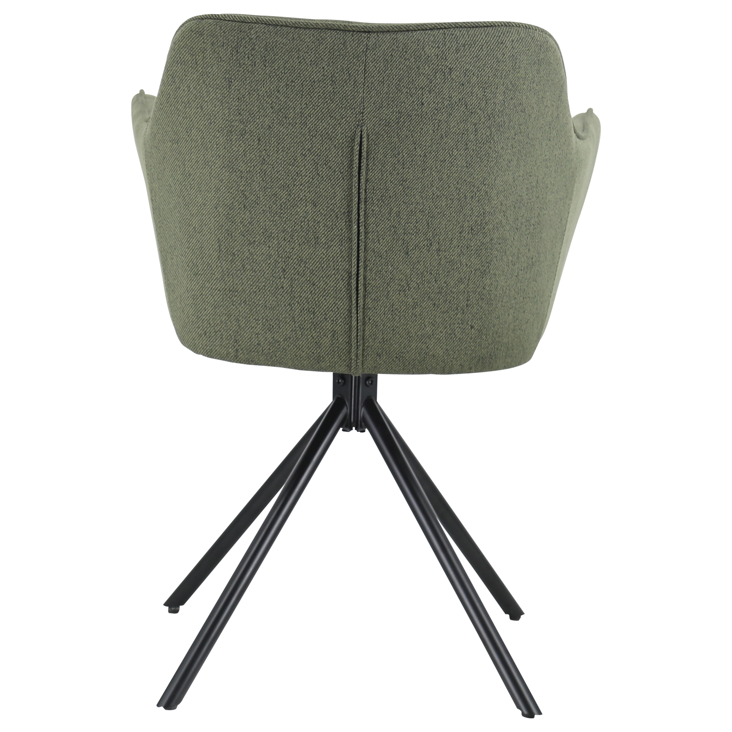 Set van 2 groene stoffen stoelen DANNA