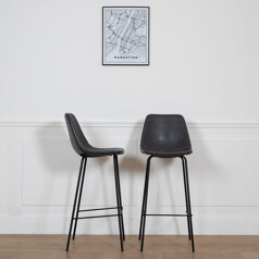 Conjunto de 2 bancos de bar...