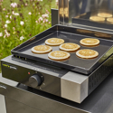 Cook'in Garden - Elektrische Plancha + Haube Gusseisen FINESTA - 2,5kW