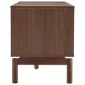 Meuble TV en bois foncé 120cm SARAH