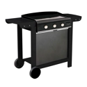 Cook'in Garden - Chassis em ferro fundido esmaltado sobre carrinho - 3 queimadores 7,5kW