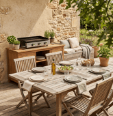 Plancha au gaz 3 brûleurs 6 kW