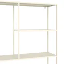 Estantería de metal 189cm blanca