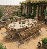 Muebles de jardín de teca...