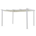 Lona beige de 2,58 x 3,54m para pérgola independiente de 3 × 4m CASSIS
