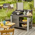 Cook'in Garden - Plancha électrique + capot fonte FINESTA - 2,5kW