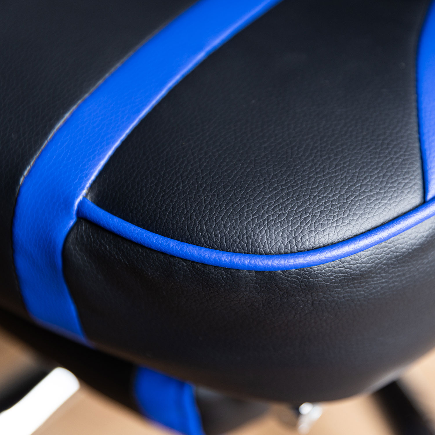 Fauteuil de bureau gamer noir et bleu LINK