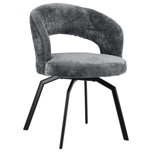 Silla de chenilla gris EHBA