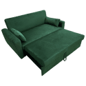 Sofá-cama MATT de 2 lugares em veludo verde