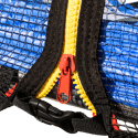 Pacote Premium Trampolim 305cm reversível azul / verde ADELAÏDE + rede, escada, cobertura e kit de ancoragem