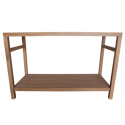 Meuble double vasque en teck massif 120cm DEWI