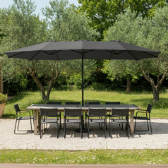 Dubbele parasol 2,7x4,6m...