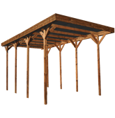 CERLAND - Carport en pin