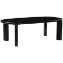 Mesa de centro em madeira maciça de manga preta 120cm