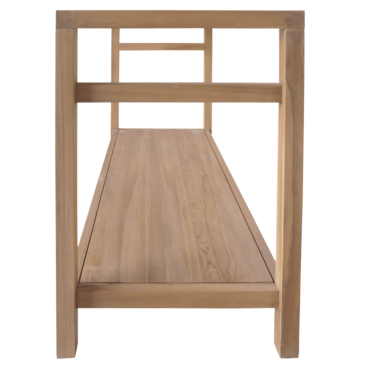 Teak dubbele wastafel 120cm DEWI