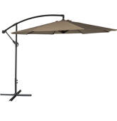 Parasol déporté rond 3m de...