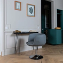 Tabouret de bar gris NOLAN