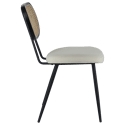 Conjunto de 2 cadeiras em tecido de cana e laço ELENA