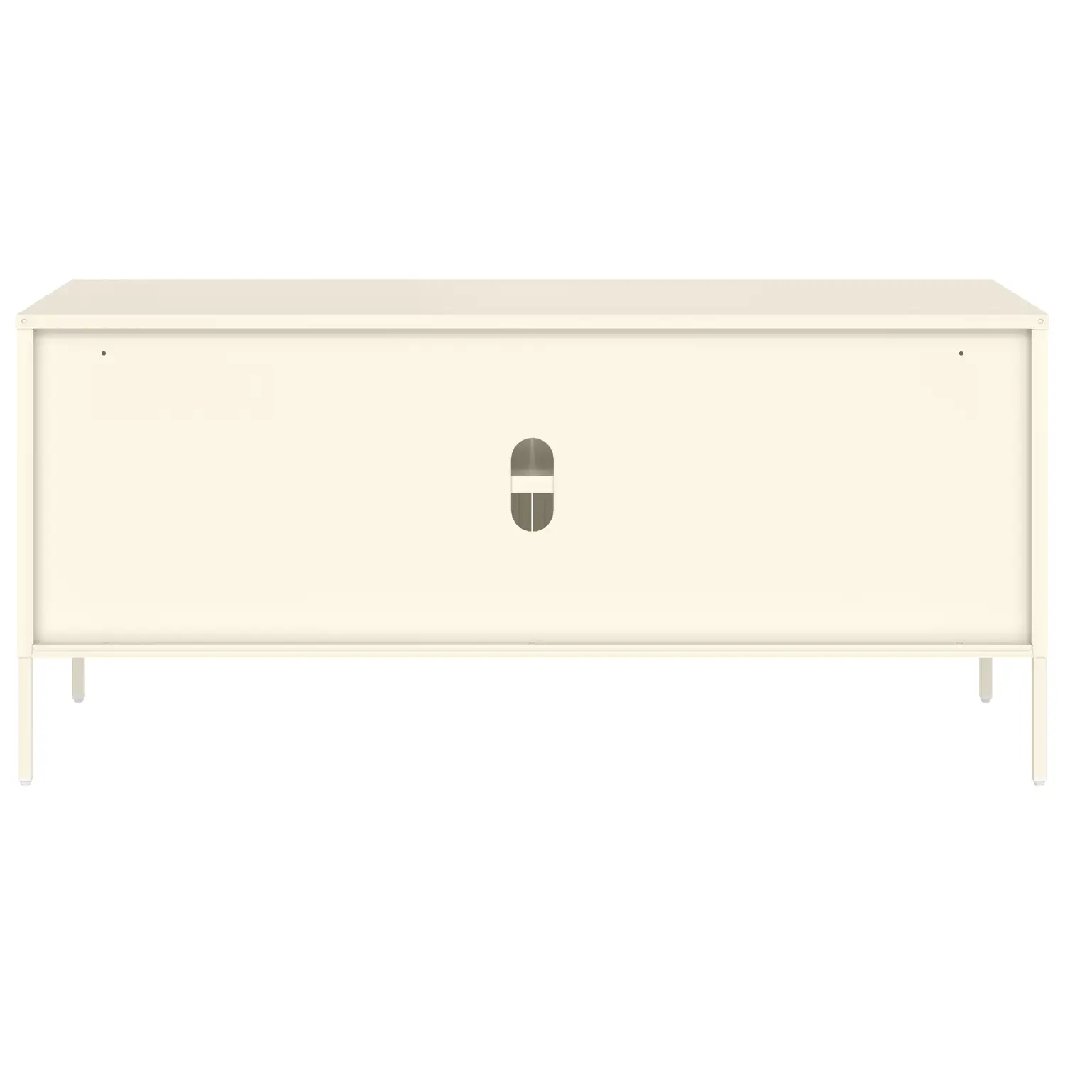 TV-meubel in metaal 120cm wit