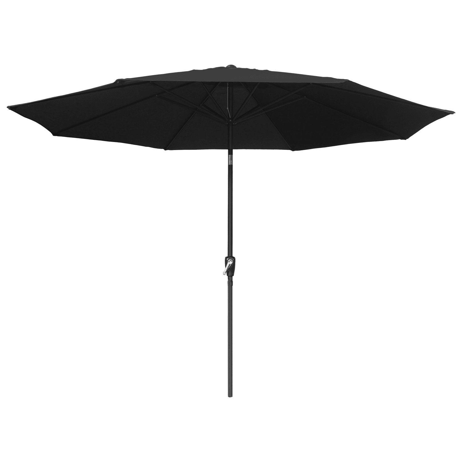 Canvas voor HAPUNA ronde rechte parasol 3,30m diameter zwart