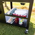 Barbecue duo au gaz - 3 brûleurs + plancha 3 brûleurs