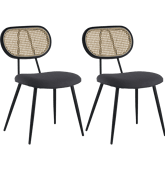 Lot de 2 chaises en cannage...