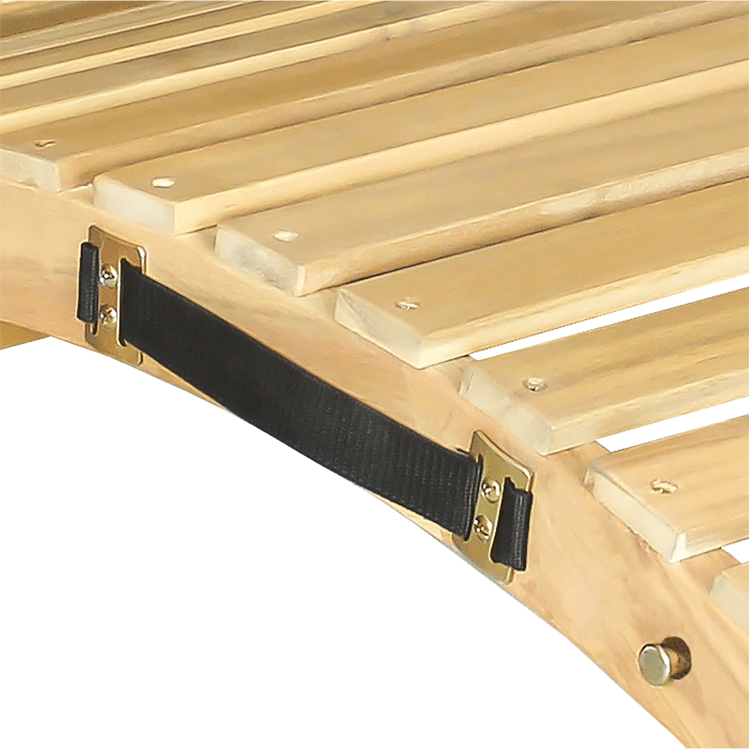 Lettino pieghevole in acacia KOMODO