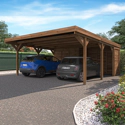CERLAND - Carport double avec annexe LEON