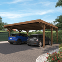 FOREST STYLE - Carport double en pin VICTOR