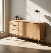 Buffet en bois 160cm