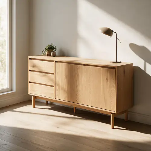 Buffet en bois 160cm