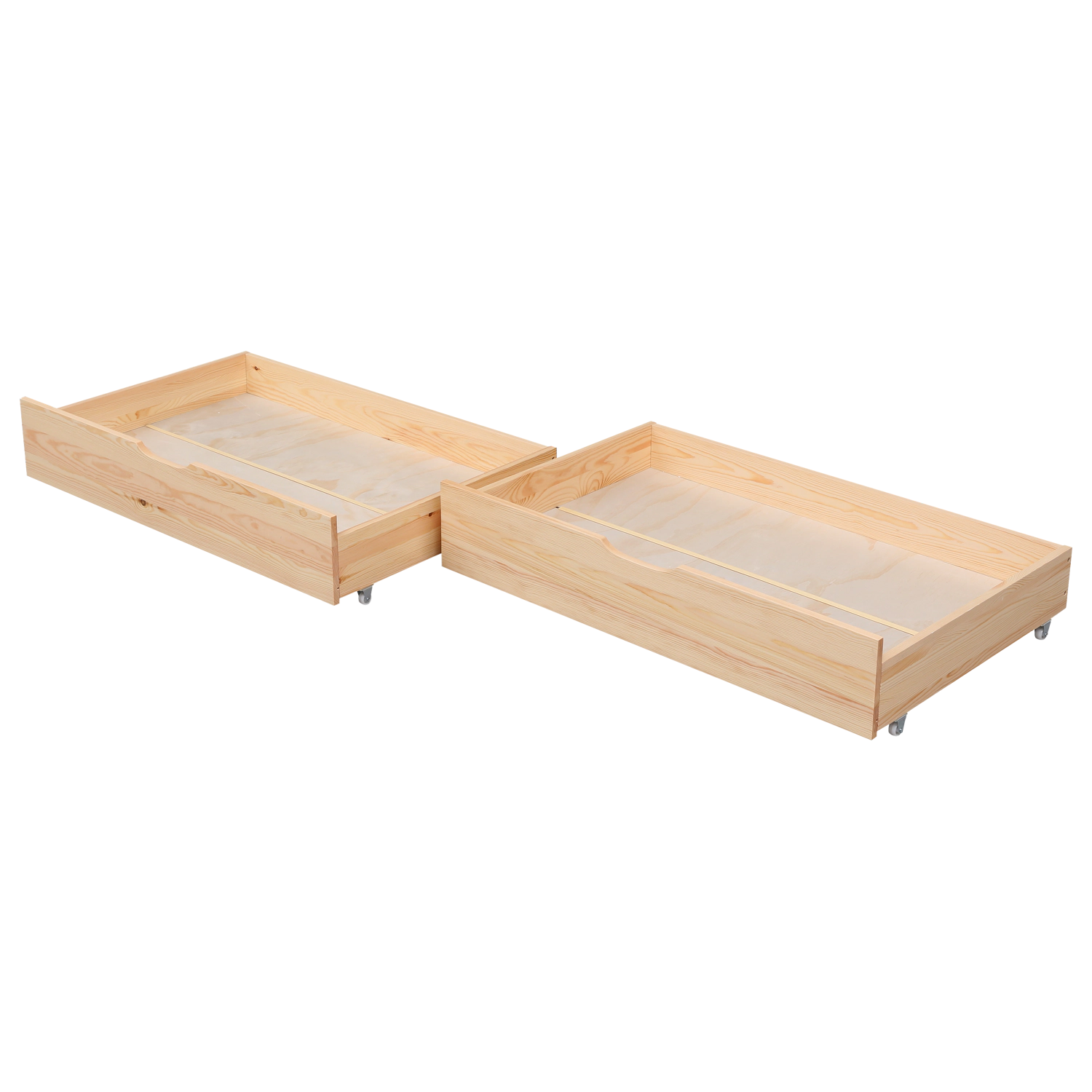 Set di 2 cassetti sotto il letto in legno MARCEAU