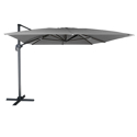 MOLOKAI rechthoekige parasol 3x4m grijs