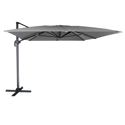 Parasol déporté MOLOKAI rectangulaire 3x4m gris