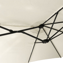 Guarda-chuva duplo 2,7x4,6m LINAI bege