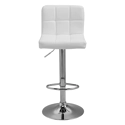 Lot de 2 tabourets de bar blanc MIKE