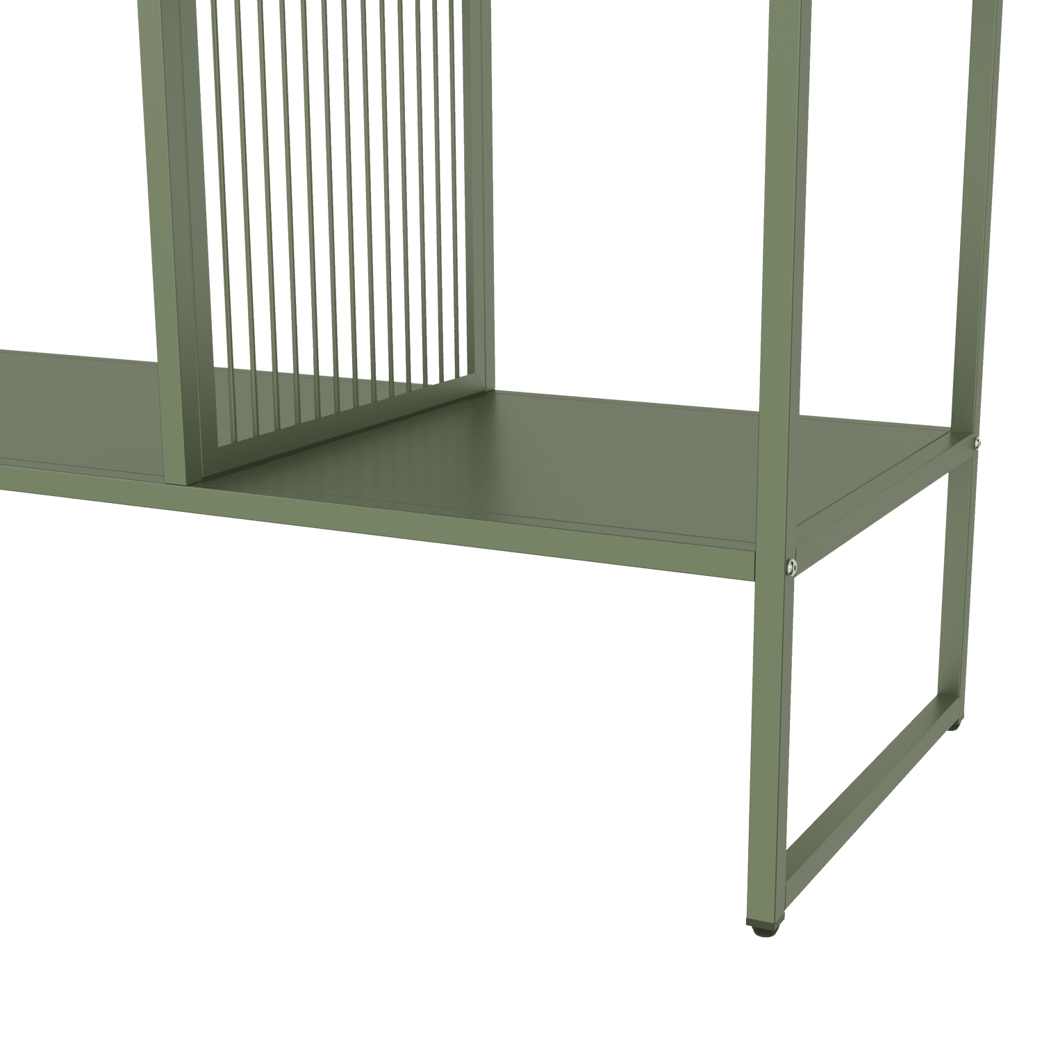 Étagère en métal vert kaki EMILIA