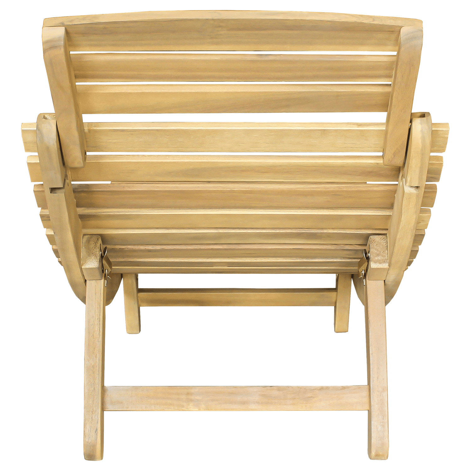 Lettino pieghevole in acacia KOMODO